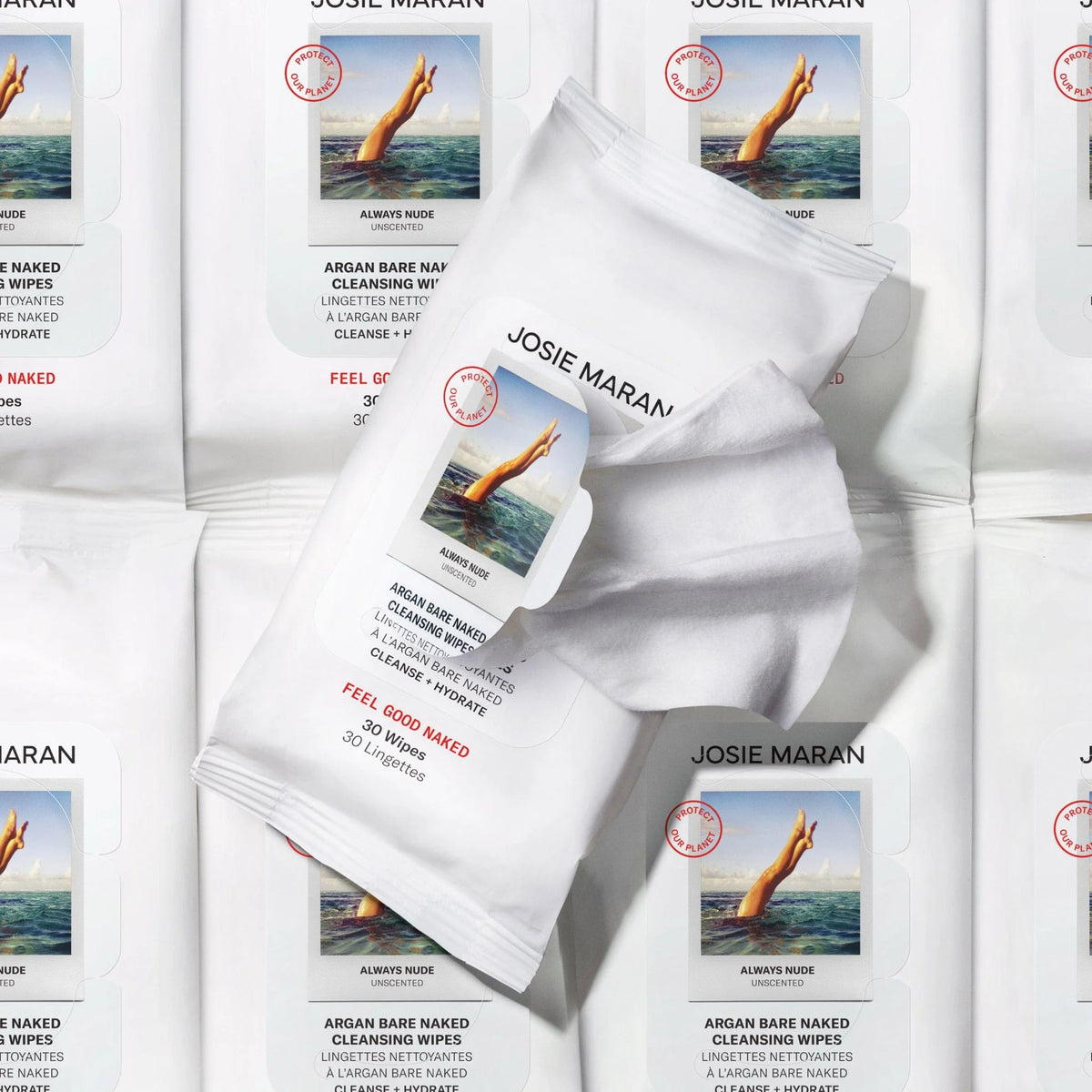 Argan Bare Naked Cleansing Wipes